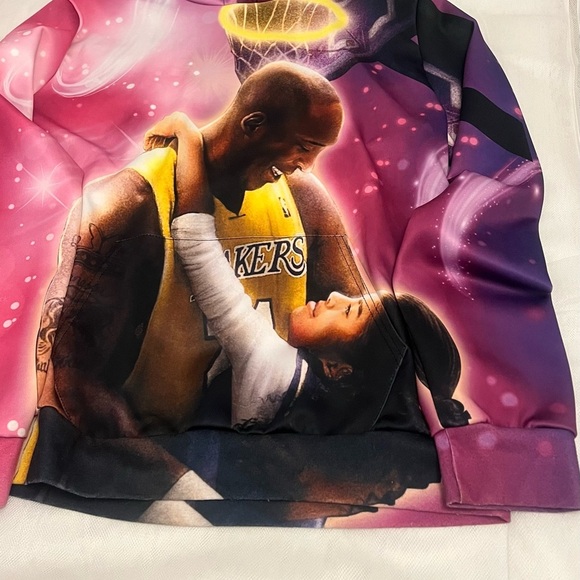 Pink and Purple Kobe Bryan Memorial  Hoodie - Picture 4 of 5